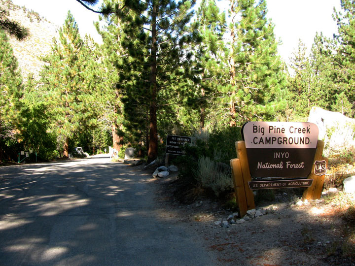 Big Pine Creek Campground | Eastern Sierra